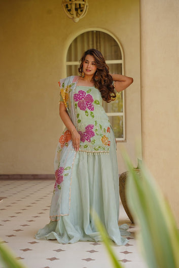 Samyukshaa Heavy Embroidered Kurta Set