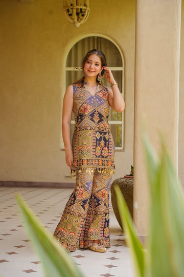 Samvedika Heavy Embroidered Kurta Set