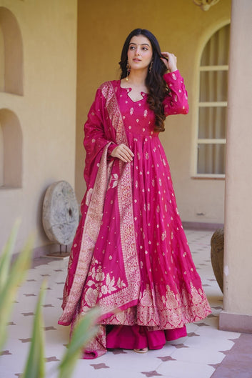 Zarqash Dastaan Anarkali Suit Set