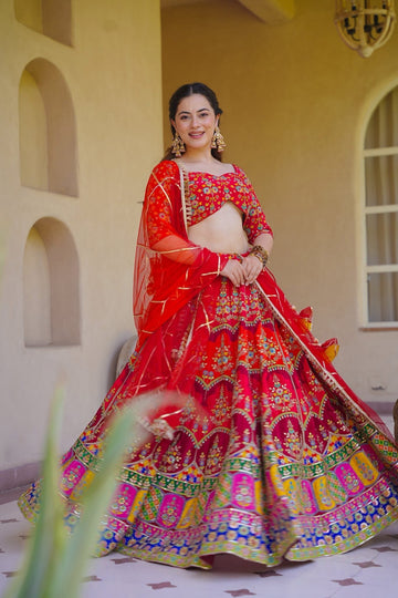 Ruby Riwayat Heavy Lehenga Set