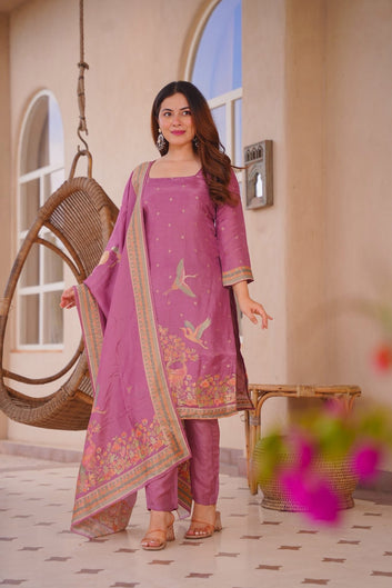 Hridya Printed Straight Kurta Set