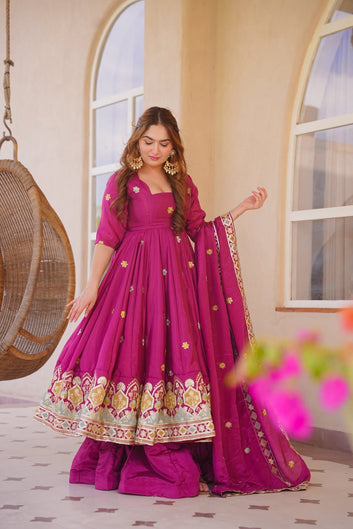 Arovika Elegant Anarkali Suit Set