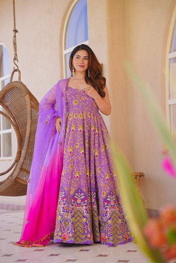 Nyraavi Embroidered Maxi Set
